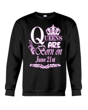 June Queens Are Born On June 21st Crewneck Sweatshirt tile