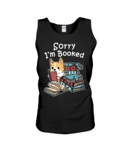 Corgi Dog Sorry I'm Booked Unisex Tank tile