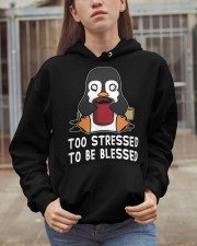 Penguins Too Stressed To Be Blessed Hooded Sweatshirt apparel-hooded-sweatshirt-lifestyle-07