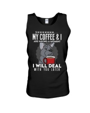 Coffee My Coffee And I Are Having A Moment 7 Unisex Tank tile