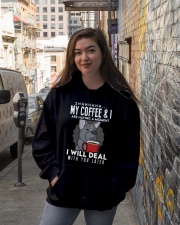 Coffee My Coffee And I Are Having A Moment 7 Hooded Sweatshirt lifestyle-unisex-hoodie-front-1