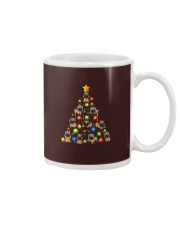 Pug Dog Christmas Tree 3 Mug tile