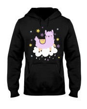 Llama 080520-8 Hooded Sweatshirt front