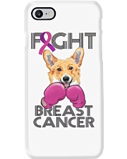 Corgi Dog Fight Breast Cancer Corgi Breast Cancer Phone Case tile