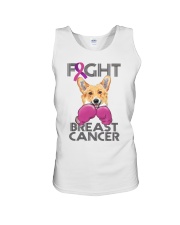 Corgi Dog Fight Breast Cancer Corgi Breast Cancer Unisex Tank tile
