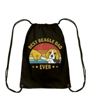 Beagle Dog Best Beagle Dad Ever Vintage Drawstring Bag tile