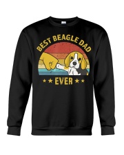 Beagle Dog Best Beagle Dad Ever Vintage Crewneck Sweatshirt tile