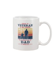 Veteran Is An Honor Being A Dad Is Priceless Mug tile