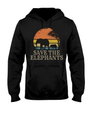 Elephants Save The Elephants Hooded Sweatshirt front
