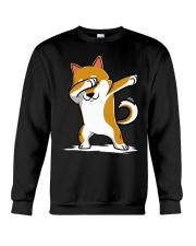 Shiba Inu Dog Dabbing Shiba Inu Crewneck Sweatshirt tile