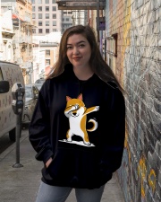 Shiba Inu Dog Dabbing Shiba Inu Hooded Sweatshirt lifestyle-unisex-hoodie-front-1