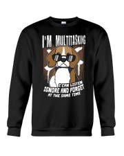 Beagle Dog I'm Multitasking Crewneck Sweatshirt tile
