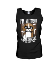 Beagle Dog I'm Multitasking Unisex Tank tile