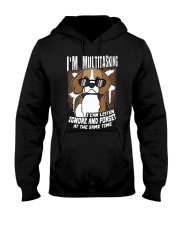 Beagle Dog I'm Multitasking Hooded Sweatshirt front