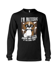 Beagle Dog I'm Multitasking Long Sleeve Tee tile