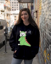 Samoyed Dog So Cute Hooded Sweatshirt lifestyle-unisex-hoodie-front-1