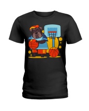 Bulldog Dog 180220-3 Ladies T-Shirt tile