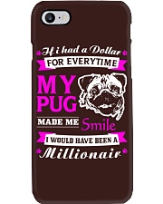 Pug Dog My Pug Made Me Smile Phone Case tile