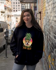 Corgi Dog Be A Fine Apple Hooded Sweatshirt lifestyle-unisex-hoodie-front-1