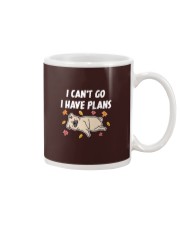 Pug Dog I Can't Go I Have Plans Mug tile