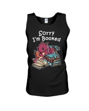Dragon Sorry I'm Booked Unisex Tank tile