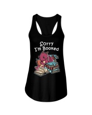Dragon Sorry I'm Booked Ladies Flowy Tank tile
