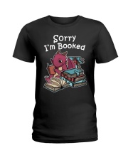 Dragon Sorry I'm Booked Ladies T-Shirt tile
