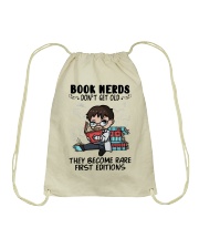 Book Nerds Don't Get Old Science Drawstring Bag tile