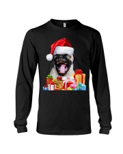 Pug Dog Santa Hat Pug Dog Christmas Long Sleeve Tee tile