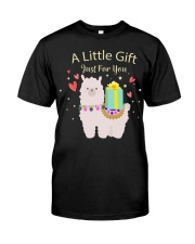 Llama A Little Gift Just For You Classic T-Shirt tile