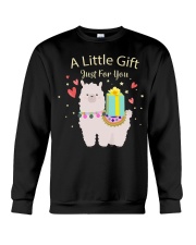 Llama A Little Gift Just For You Crewneck Sweatshirt tile