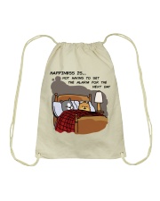 Husky Dog The Alarm For The Next Day Drawstring Bag tile