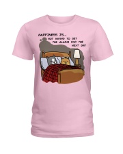Husky Dog The Alarm For The Next Day Ladies T-Shirt tile