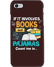 Book If It Involves Books And Pajamas Count Me Phone Case tile