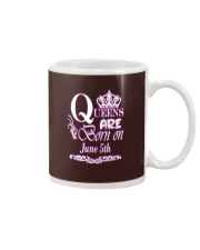 June Queens Are Born On June 5th Mug tile