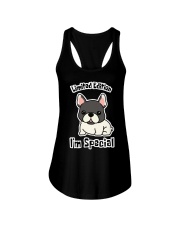 Bulldog Dog Limited Edition I'm Special Ladies Flowy Tank tile