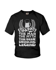 Beer Papa The Beer Drinking Legend Youth T-Shirt tile