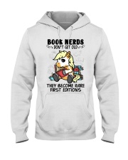 Horse Book Nerds Don't Get Old Hooded Sweatshirt front