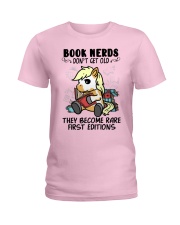 Horse Book Nerds Don't Get Old Ladies T-Shirt tile
