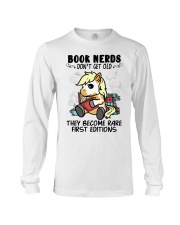 Horse Book Nerds Don't Get Old Long Sleeve Tee tile