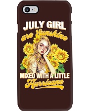 July Girl Sunshine Mixed Hurricane Phone Case tile