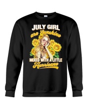July Girl Sunshine Mixed Hurricane Crewneck Sweatshirt tile