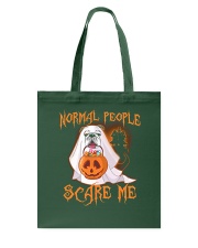 Bulldog Dog Normal People Scare Me Tote Bag tile