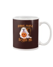 Bulldog Dog Normal People Scare Me Mug tile