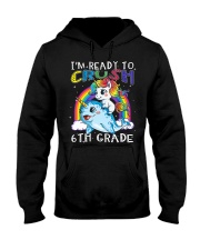 Unicorn Back To School Hooded Sweatshirt front