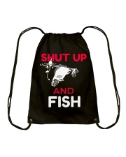 Fish Shut Up Fish Drawstring Bag tile