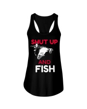 Fish Shut Up Fish Ladies Flowy Tank tile
