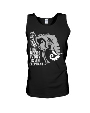 Elephants That Needs Ivory Is An Elephant Unisex Tank tile