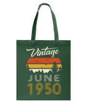 June 1950 Vintage June Birthday Tote Bag tile