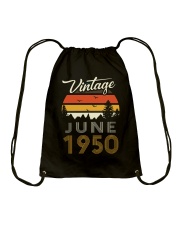 June 1950 Vintage June Birthday Drawstring Bag tile